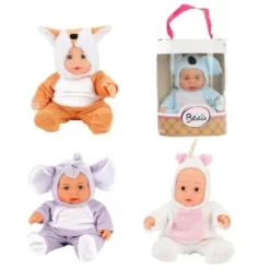 Toi-Toys Toi Toys Babypuppe Im Tierkostüm 22,5 Cm
