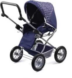BAYER Kombi-Puppenwagen Und Komplett-Set Blau Für Die Babypuppe -Puppenwelt Verkauf 4662610 03