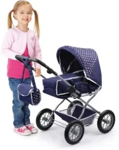 BAYER Kombi-Puppenwagen Und Komplett-Set Blau Für Die Babypuppe -Puppenwelt Verkauf 4662610 04