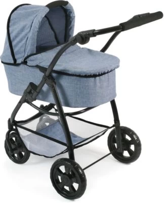 CHIC 2000 Kombi-Puppenwagen 3 In 1 Emotion All In, Jeans Blue 2 CHIC 2000 Kombi-Puppenwagen 3 In 1 Emotion All In, Jeans Blue – Bild 2