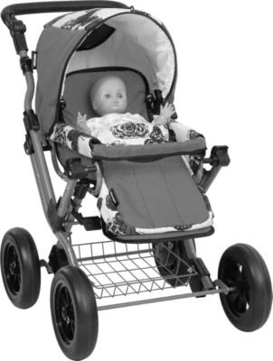 Zekiwa Puppenwagen Kombipuppenwagen Zeki Elegance, Margerite Pink 2 Zekiwa Puppenwagen Kombipuppenwagen Zeki Elegance, Margerite Pink – Bild 2